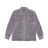 Sinclair Velour Zip Shirt Slate Grey by Sinclair - NWAHype 1 for streetwear T-Shirts in USA