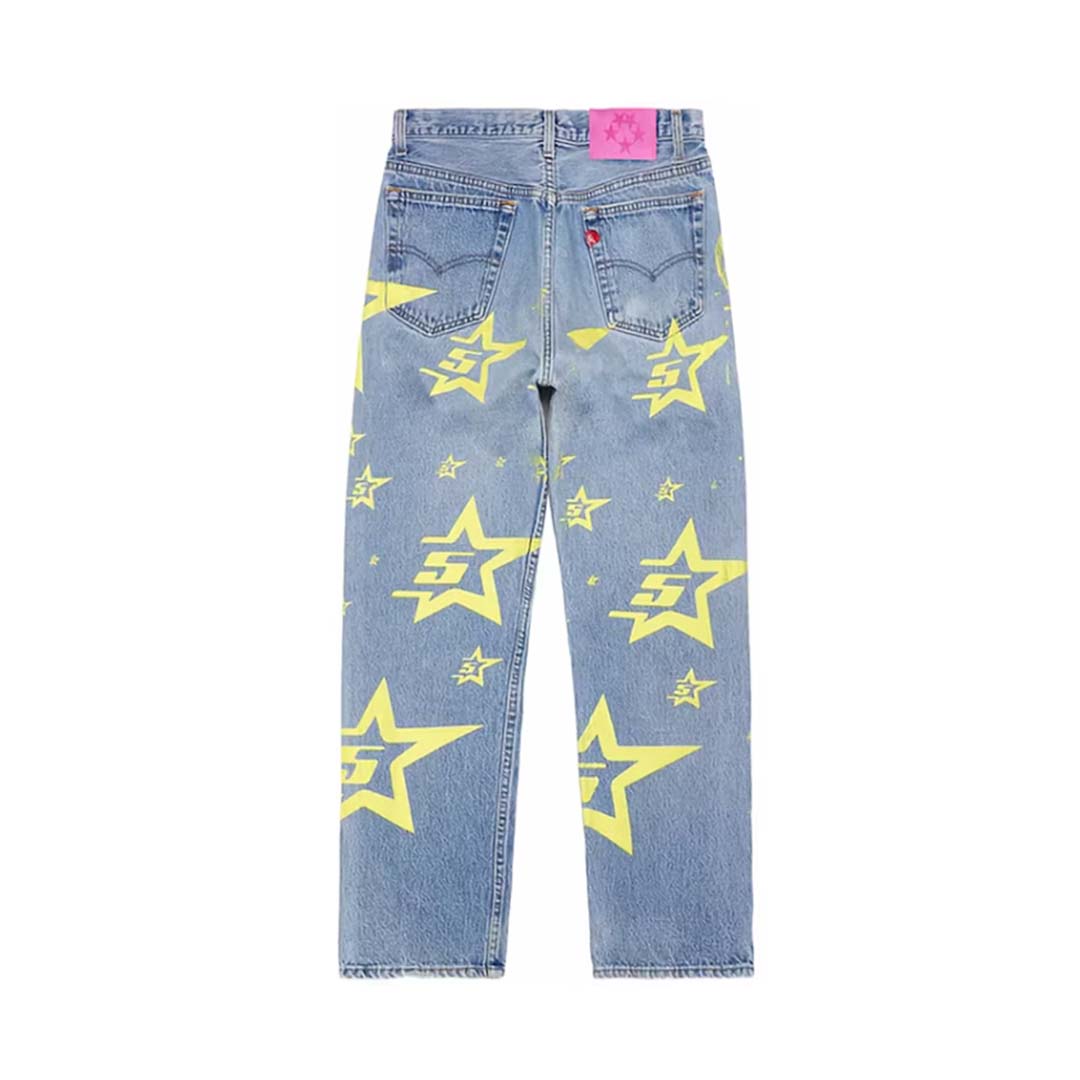 Sp5der 5Star Vintage 501 Denim Indigo by Sp5der - NWAHype 1 for streetwear Pants in USA