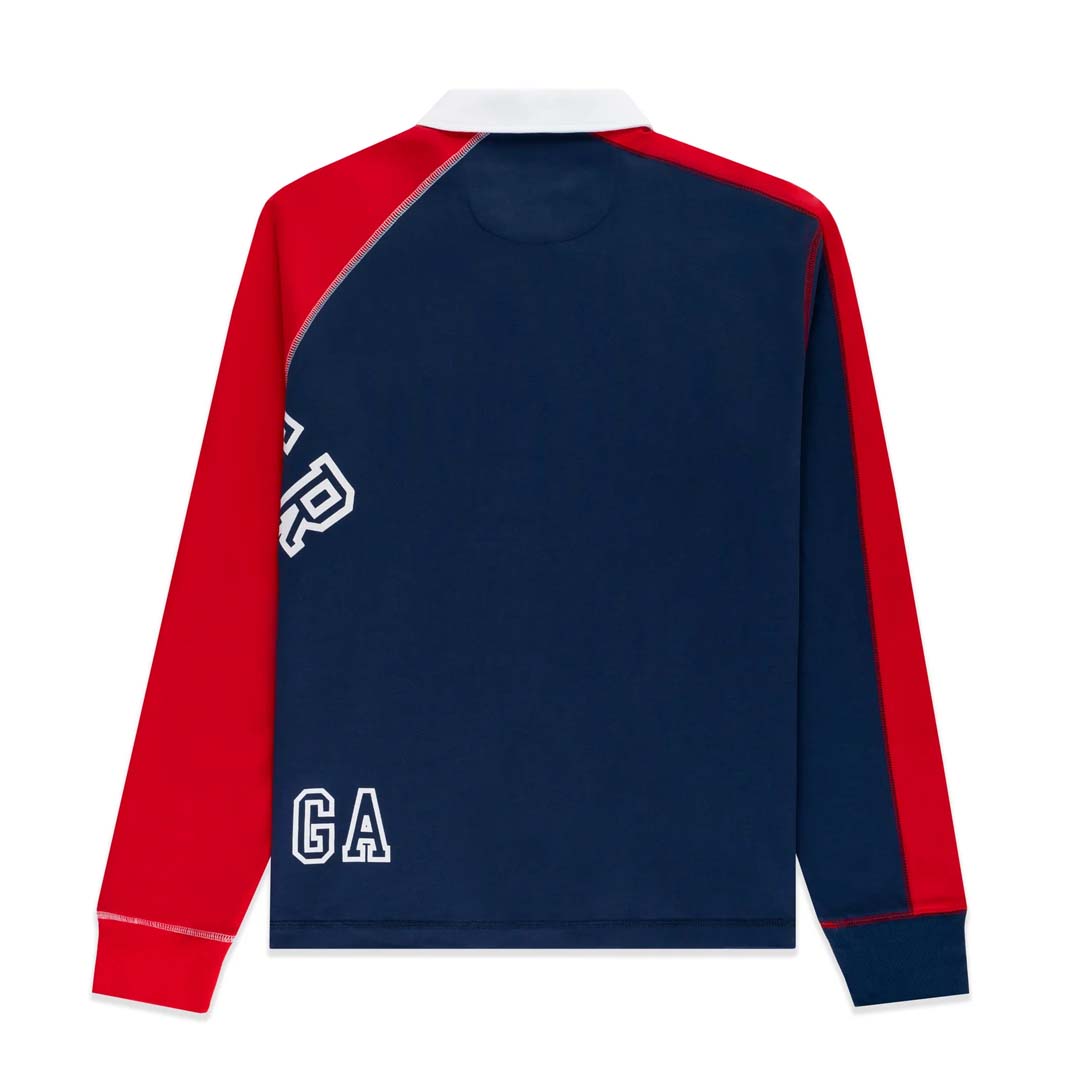 Sp5der Academy Rugby Long Sleeve Navy Red White by Sp5der - NWAHYPE No.1 for streetwear T-Shirts in USA