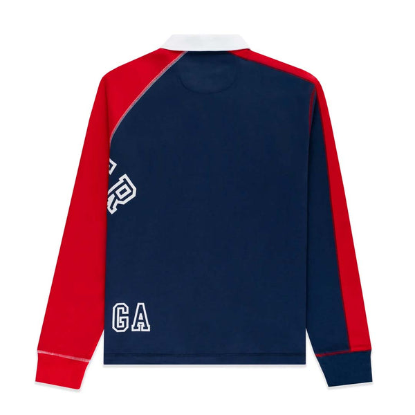 Sp5der Academy Rugby Long Sleeve Navy Red White by Sp5der - NWAHYPE No.1 for streetwear T-Shirts in USA