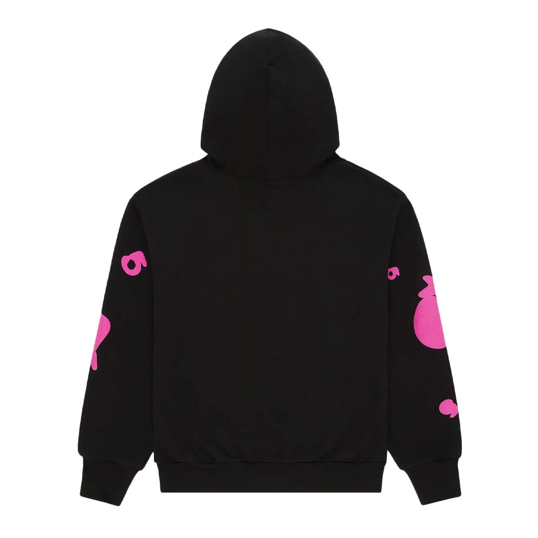Sp5der Angel Number Beluga Hoodie Black Pink by Sp5der - NWAHype No.1 for streetwear Hoodies in USA