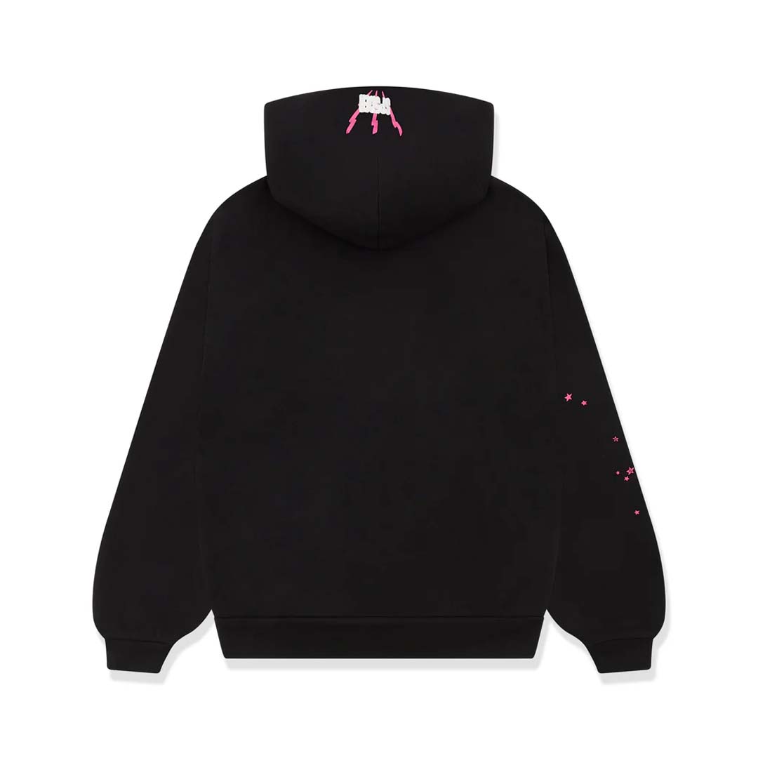 Sp5der Angel Number Web Hoodie Black Pink by Sp5der - NWAHype No.1 for streetwear Hoodies in USA