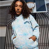 Sp5der AOP Web Hoodie Heather Grey by Sp5der - NWAHype 1 for streetwear Hoodies in USA