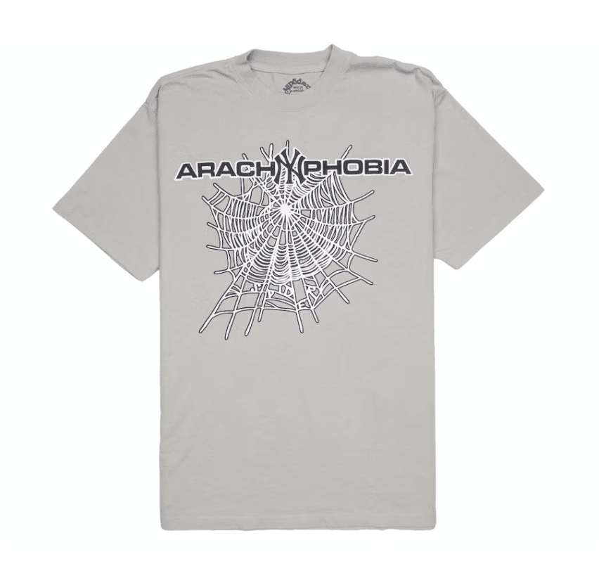 Sp5der Arach NY Phobia Tee Grey by Sp5der - NWAHype 1 for streetwear T-Shirts in USA