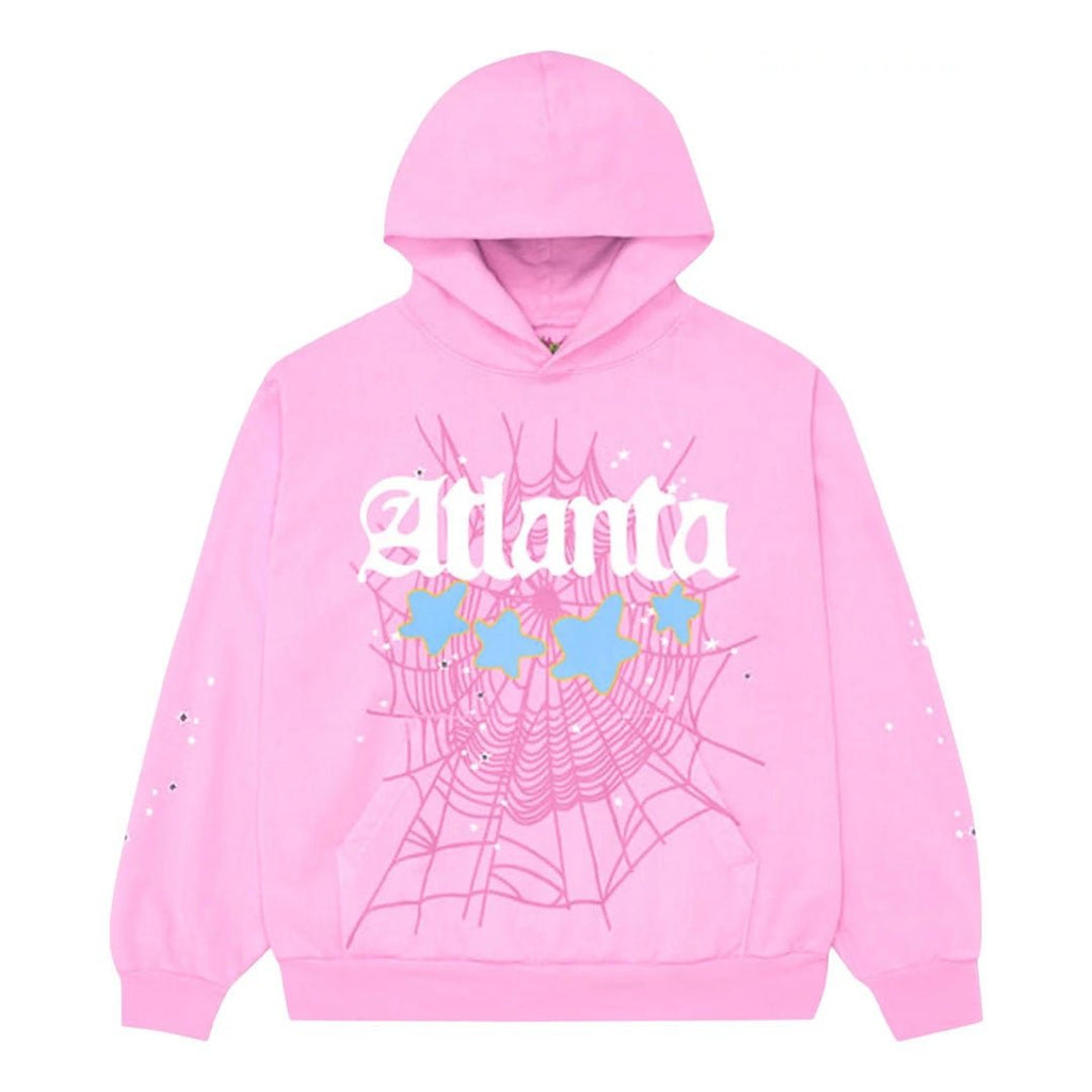 Sp5der Atlanta Hoodie 'Pink' by Sp5der - NWAHype 1 for streetwear Hoodies in USA