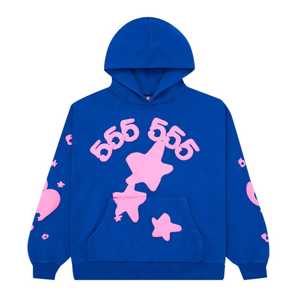 Sp5der Beluga Hoodie Blue Pink by Sp5der - NWAHype 1 for streetwear Hoodies in USA