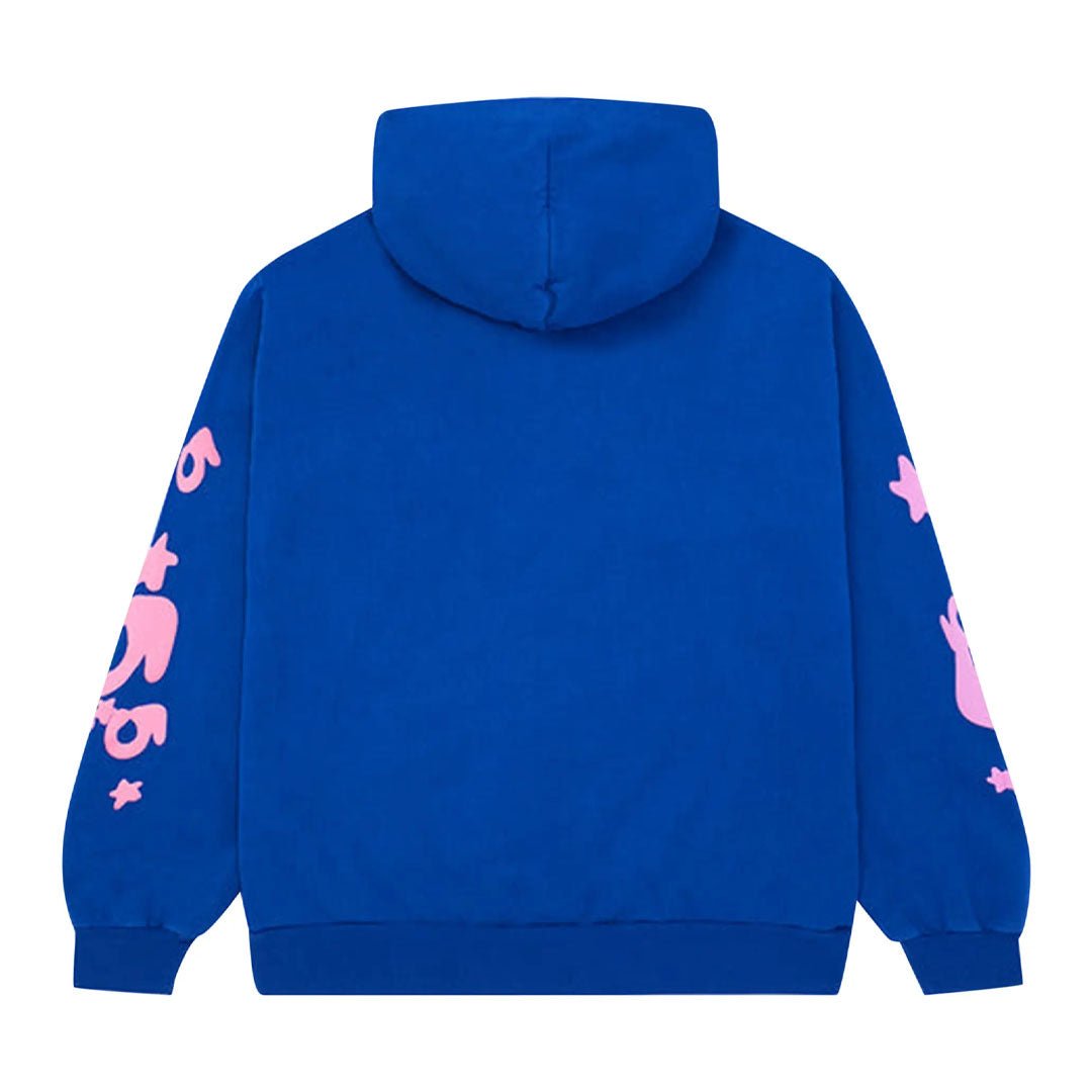 Sp5der Beluga Hoodie Blue Pink by Sp5der - NWAHype 1 for streetwear Hoodies in USA