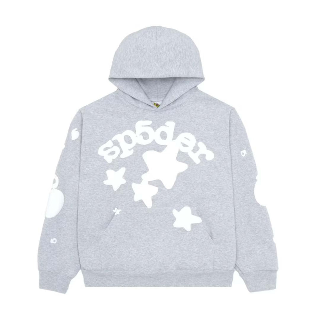 Sp5der Beluga Hoodie Heather Grey by Sp5der - NWAHype No.1 for streetwear Hoodies in USA