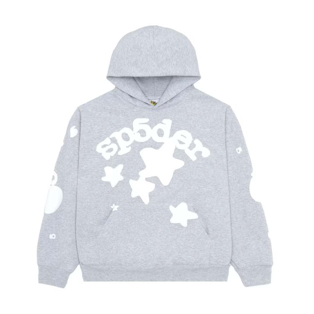 Sp5der Beluga Hoodie Heather Grey by Sp5der - NWAHype No.1 for streetwear Hoodies in USA