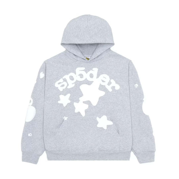 Sp5der Beluga Hoodie Heather Grey by Sp5der - NWAHype No.1 for streetwear Hoodies in USA