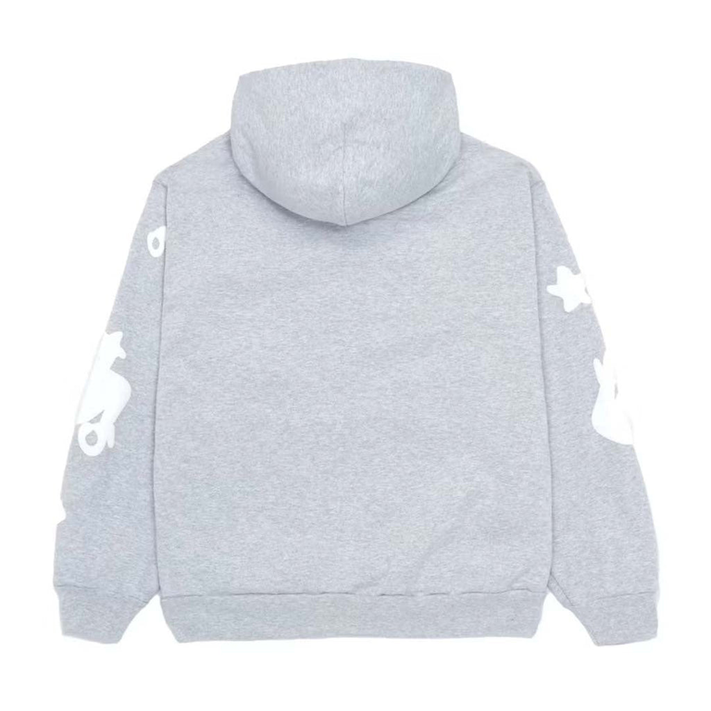 Sp5der Beluga Hoodie Heather Grey by Sp5der - NWAHype No.1 for streetwear Hoodies in USA