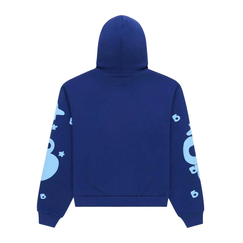 Sp5der Beluga Hoodie Navy / Light Blue by Sp5der - NWAHYPE No.1 for streetwear Hoodies in USA
