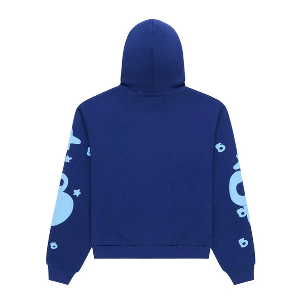 Sp5der Beluga Hoodie Navy / Light Blue by Sp5der - NWAHYPE No.1 for streetwear Hoodies in USA