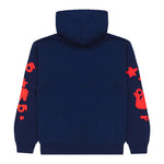 Sp5der Beluga Hoodie Navy Red by Sp5der - NWAHype 1 for streetwear Hoodies in USA