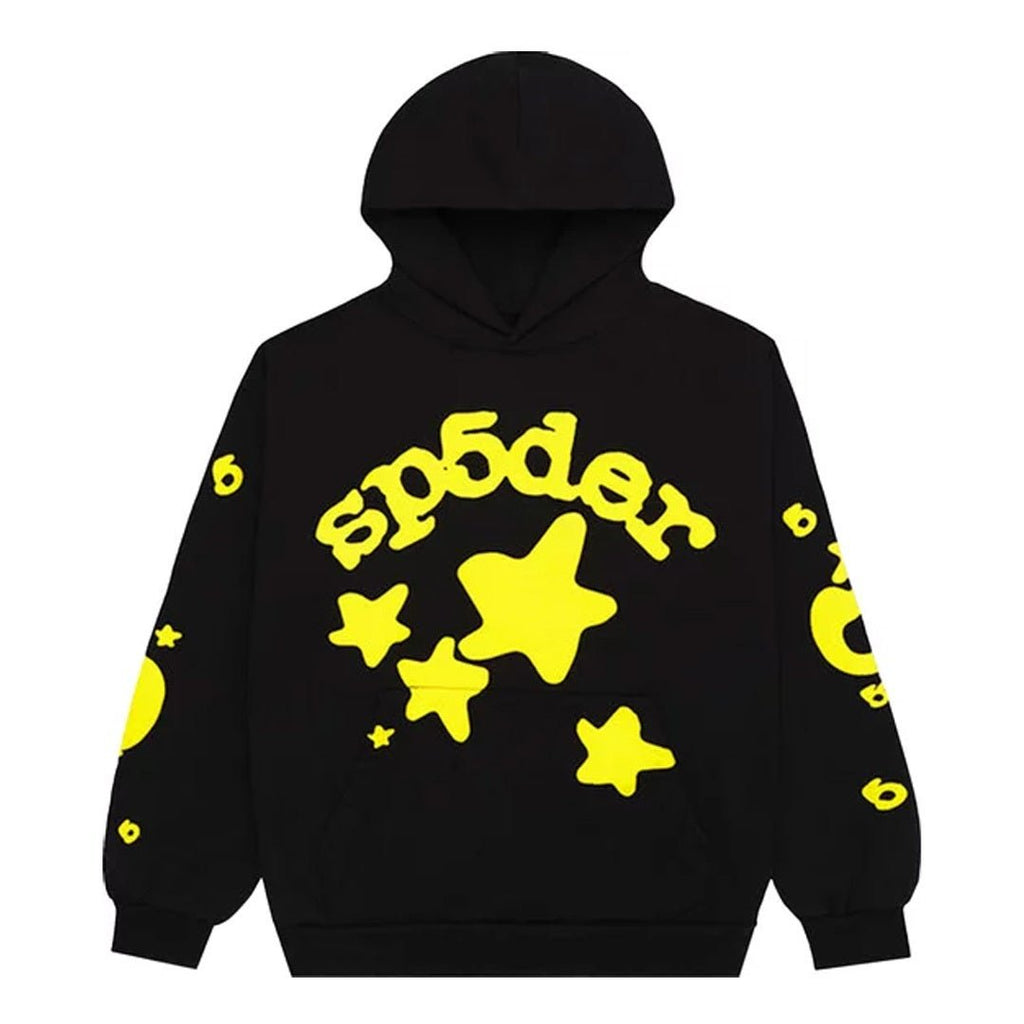Sp5der Beluga Hoodie 'Onyx/Yellow' by Sp5der - NWAHype 1 for streetwear Hoodies in USA