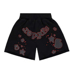 Sp5der Beluga Outline Sweatshort 'Black' by Sp5der - NWAHype No.1 for streetwear Shorts in USA
