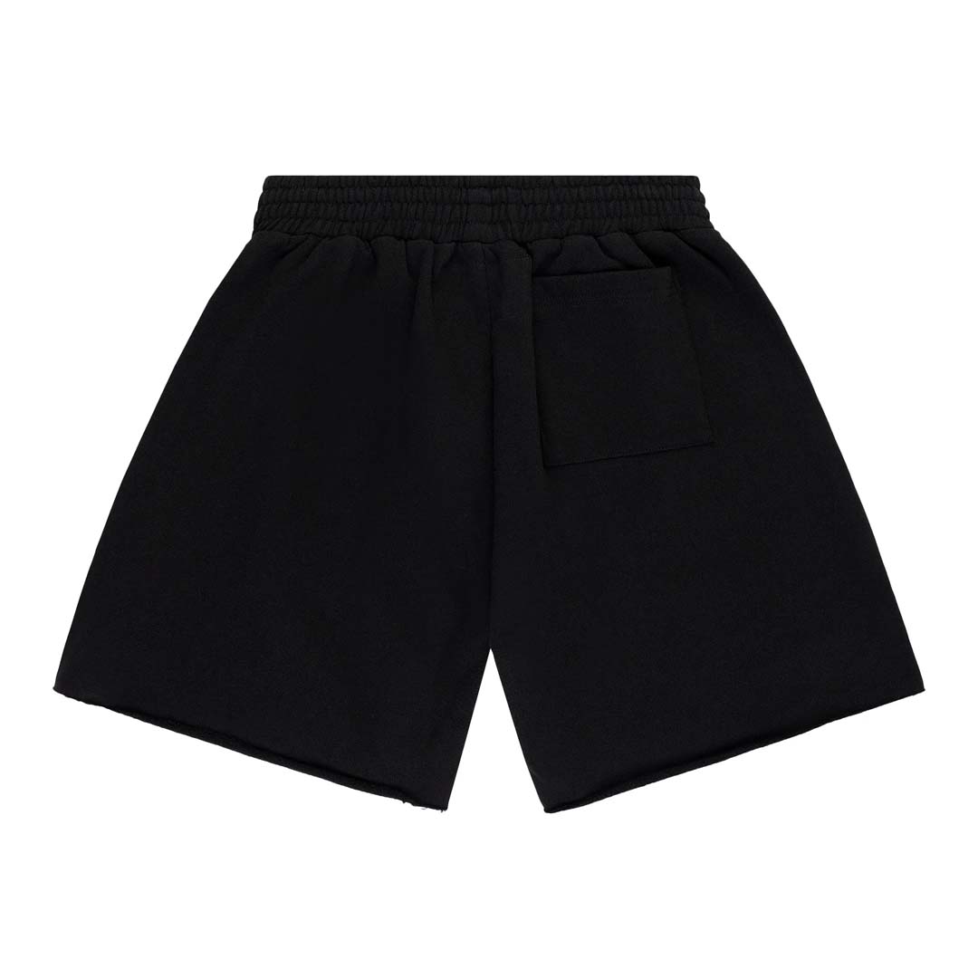 Sp5der Beluga Outline Sweatshort 'Black' by Sp5der - NWAHype No.1 for streetwear Shorts in USA