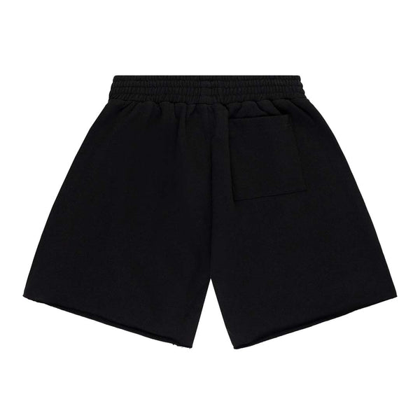 Sp5der Beluga Outline Sweatshort 'Black' by Sp5der - NWAHype No.1 for streetwear Shorts in USA