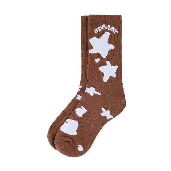 Sp5der Beluga Socks Brown by Sp5der - NWAHype 1 for streetwear Accessories in USA