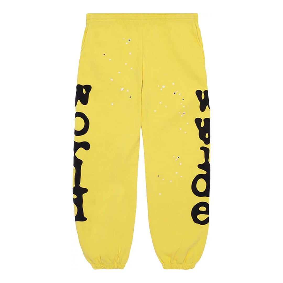 Sp5der Beluga Sweatpants 'Gold' by Sp5der - NWAHype 1 for streetwear Pants in USA