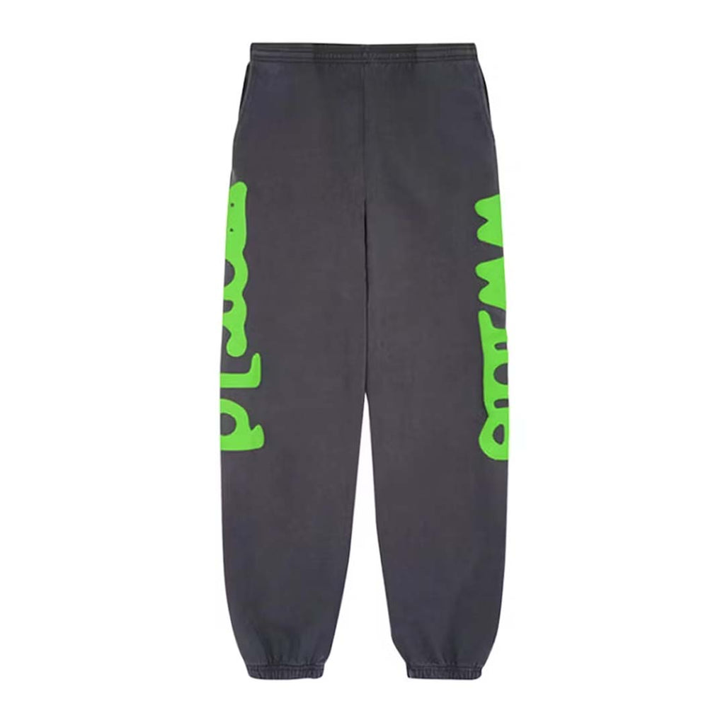 Sp5der Beluga Sweatpants Slate Grey Green by Sp5der - NWAHype 1 for streetwear Pants in USA