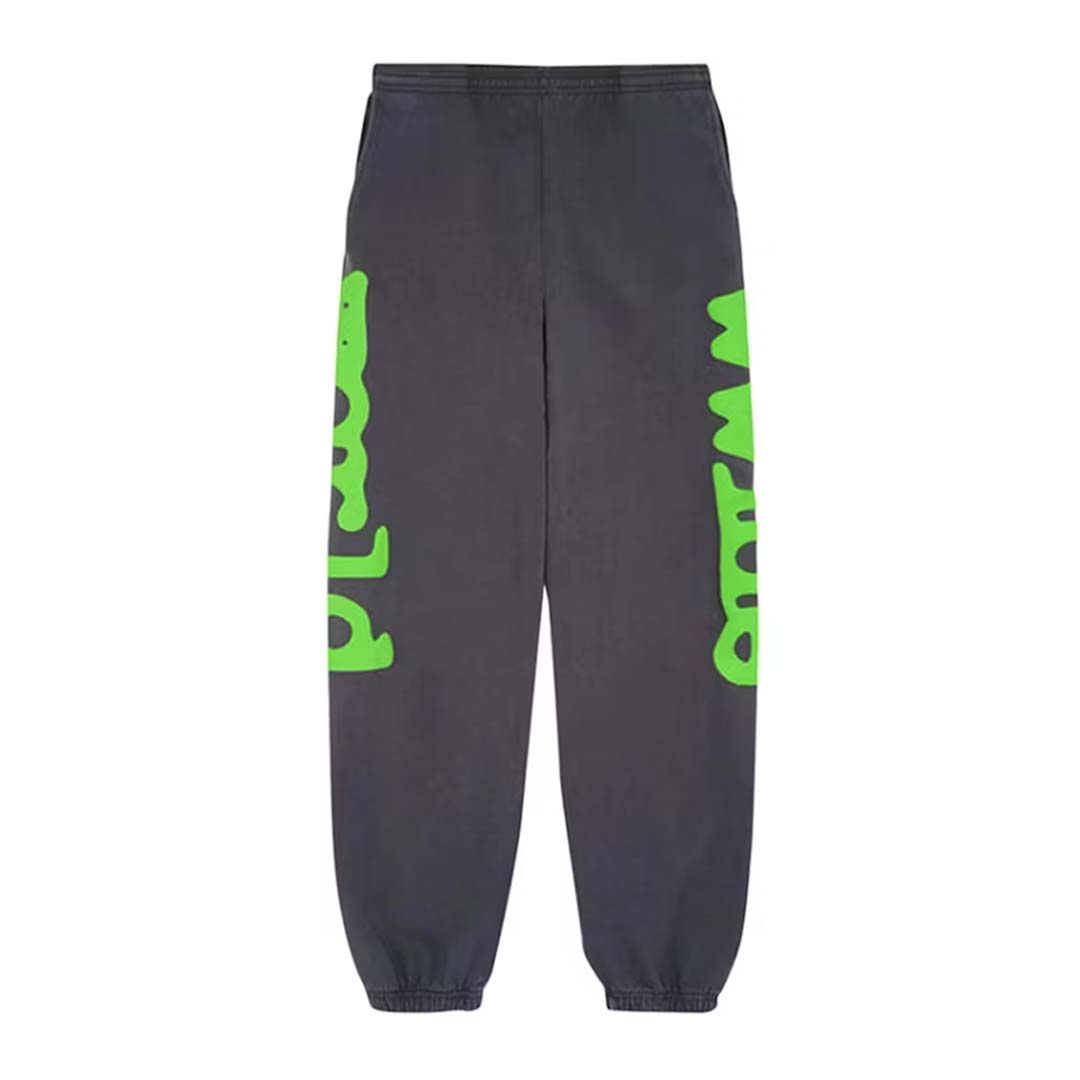 Sp5der Beluga Sweatpants Slate Grey Green by Sp5der - NWAHype 1 for streetwear Pants in USA