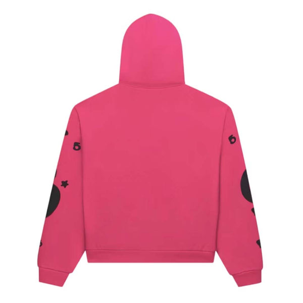 Sp5der Beluga Zip Up Hoodie Pink Black by Sp5der - NWAHYPE No.1 for streetwear Hoodies in USA