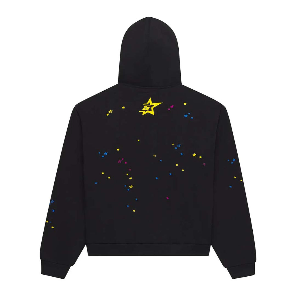 Sp5der Black P*nk V2 Zip Up Hoodie by Sp5der - NWAHYPE No.1 for streetwear Hoodies in USA