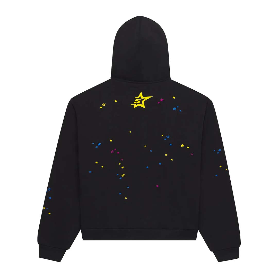 Sp5der Black P*nk V2 Zip Up Hoodie by Sp5der - NWAHYPE No.1 for streetwear Hoodies in USA