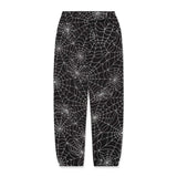Sp5der Embroidered Black AOP Sweatpants by Sp5der - NWAHype 1 for streetwear Pants in USA