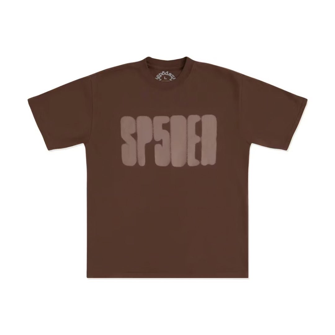 Sp5der Focused Logo Tee Brown by Sp5der - NWAHype 1 for streetwear T-Shirts in USA