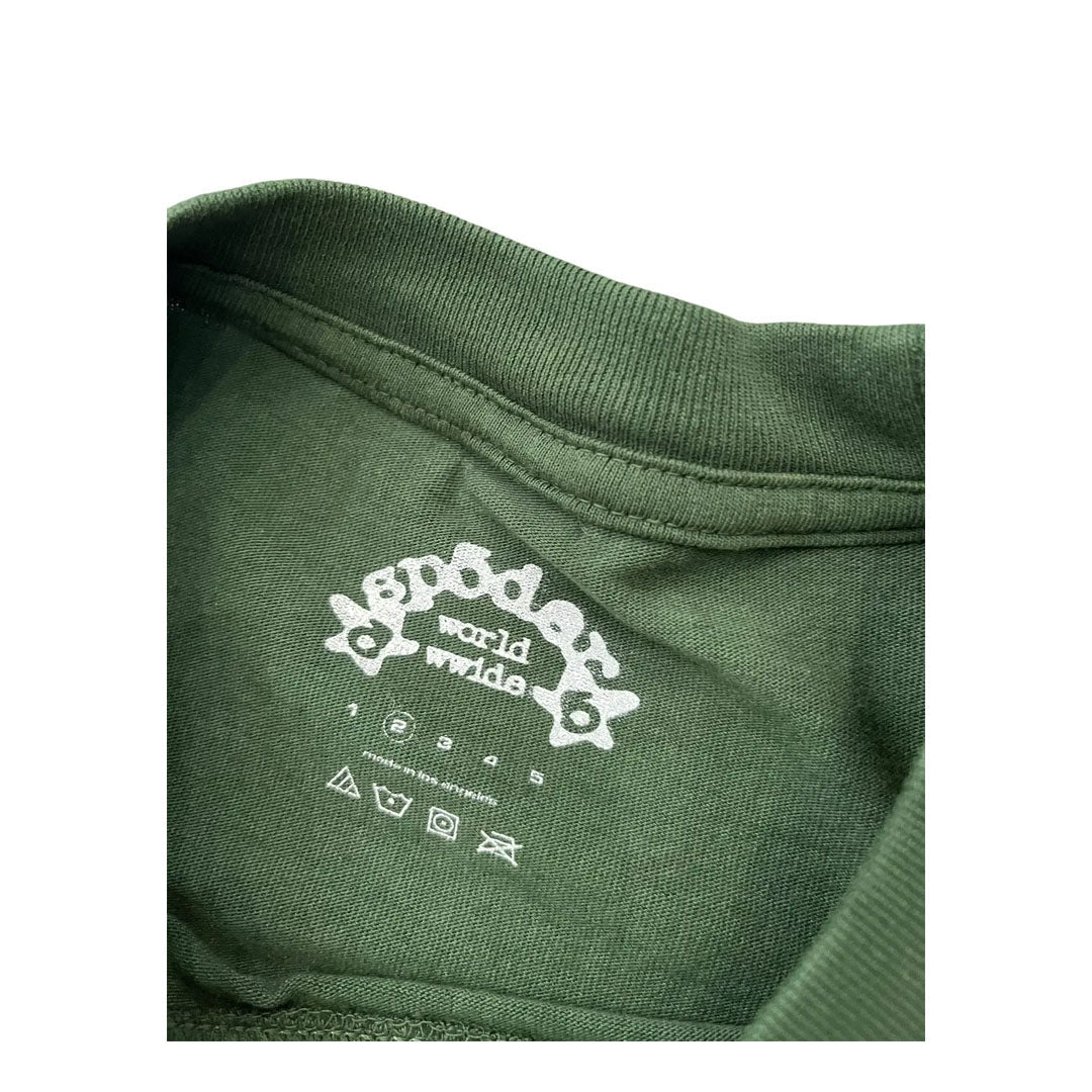 Sp5der Green Yellow Web Tee by Sp5der - NWAHype No.1 for streetwear T-Shirts in USA