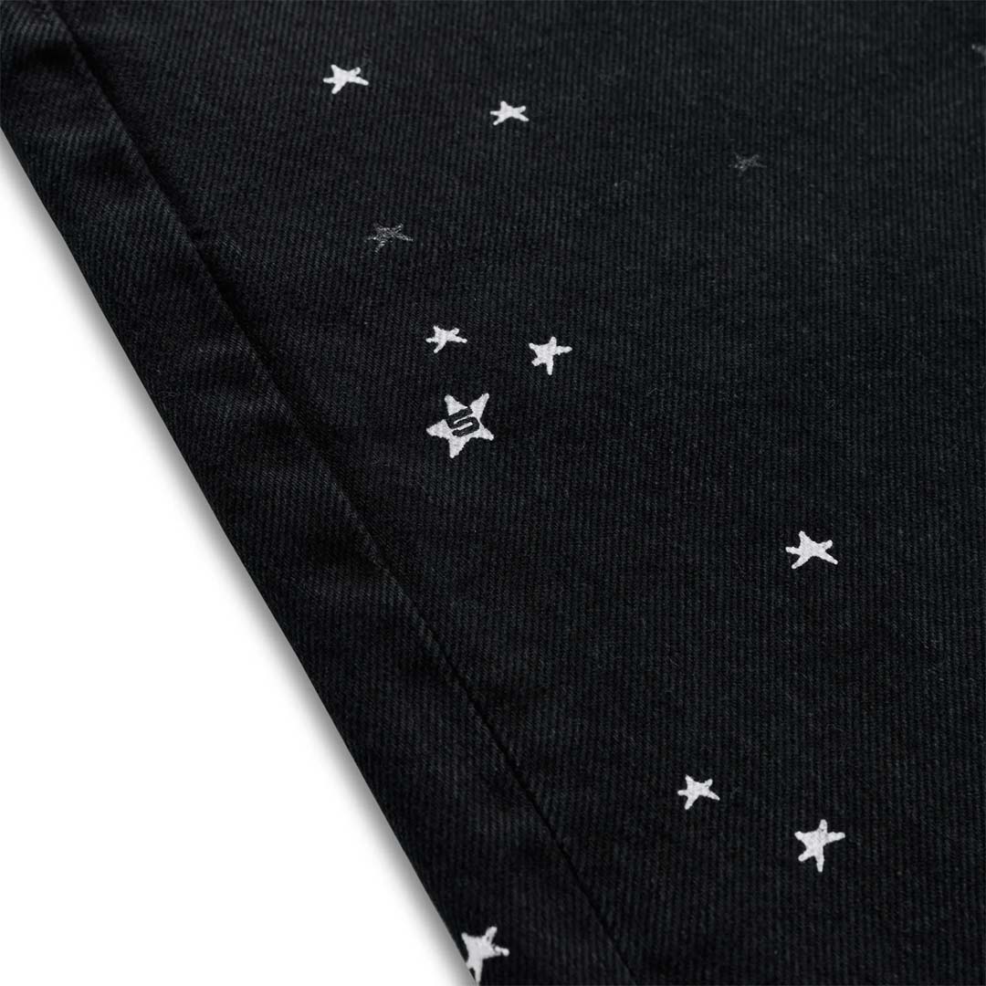 Sp5der Heavy Web Jean Short Black by Sp5der - NWAHYPE No.1 for streetwear Shorts in USA