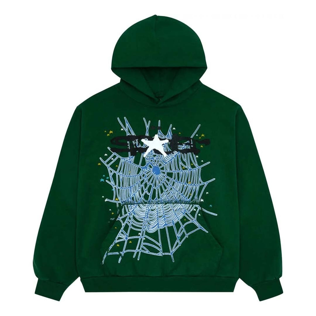 Sp5der Hunter Green Hoodie by Sp5der - NWAHype 1 for streetwear Hoodies in USA