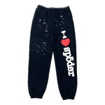 Sp5der I Heart NYC Pop Up Black Sweatpants by Sp5der - NWAHype 1 for streetwear Pants in USA