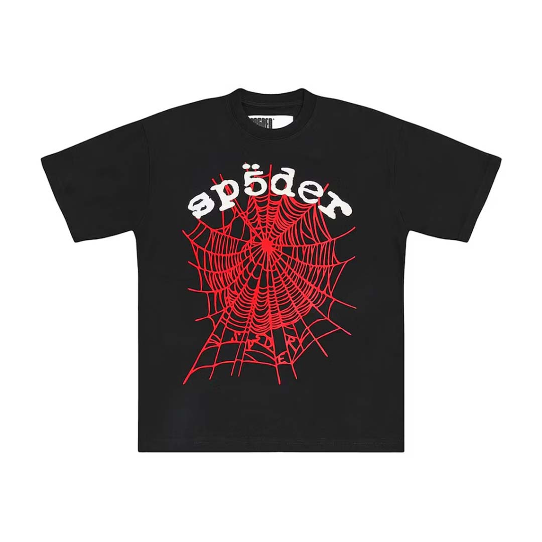 Sp5der Legacy Logo Heavyweight Tee Black by Sp5der - NWAHYPE No.1 for streetwear T-Shirts in USA