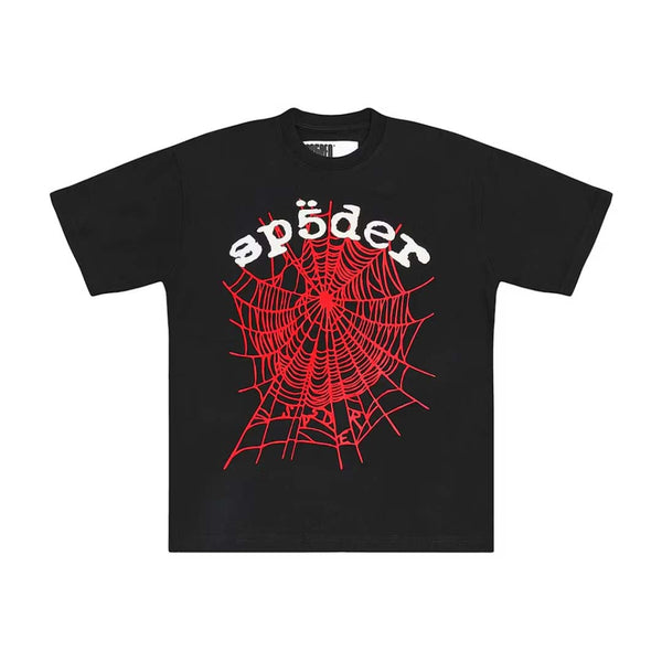 Sp5der Legacy Logo Heavyweight Tee Black by Sp5der - NWAHYPE No.1 for streetwear T-Shirts in USA