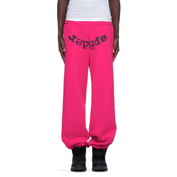 Sp5der Legacy Sweatpants Pink Black by Sp5der - NWAHype 1 for streetwear Pants in USA