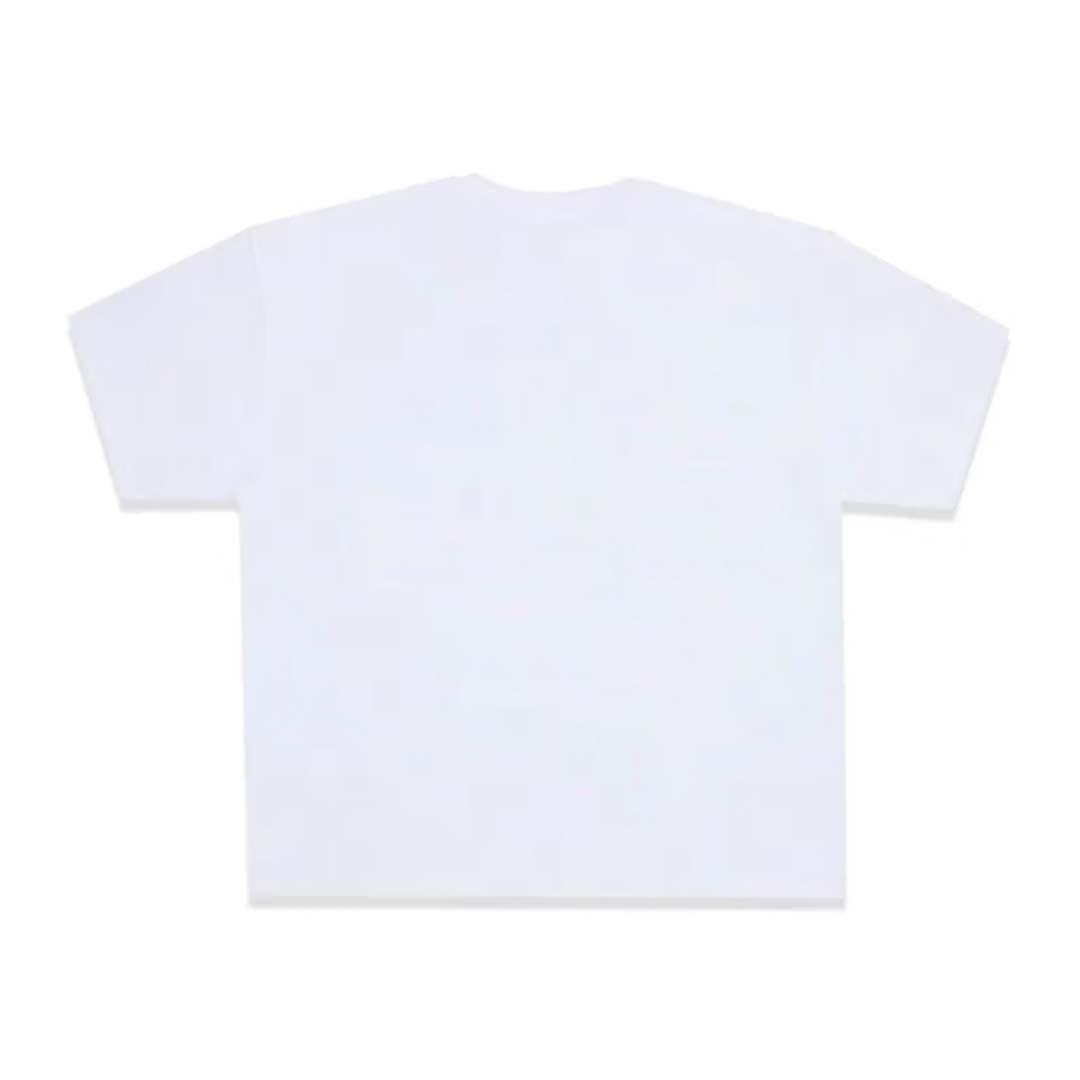 Sp5der OG Logo V2 White Blue Yellow Tee by Sp5der - NWAHYPE No.1 for streetwear T-Shirts in USA