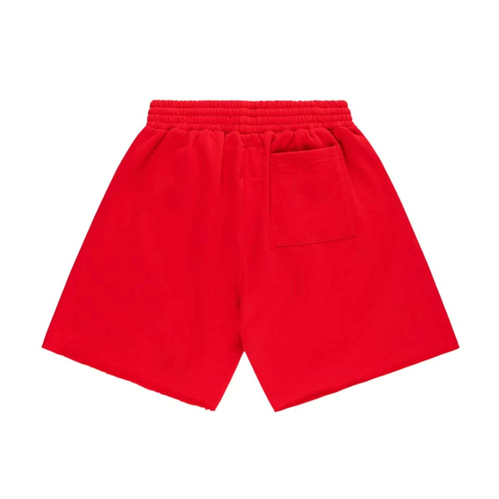 Sp5der OG Studded Sweatshort Red by Sp5der - NWAHYPE No.1 for streetwear Shorts in USA