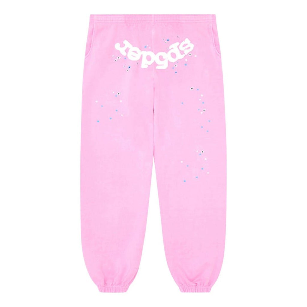 Sp5der OG Web Pink Sweatpants 'Pink' by Sp5der - NWAHype 1 for streetwear Pants in USA