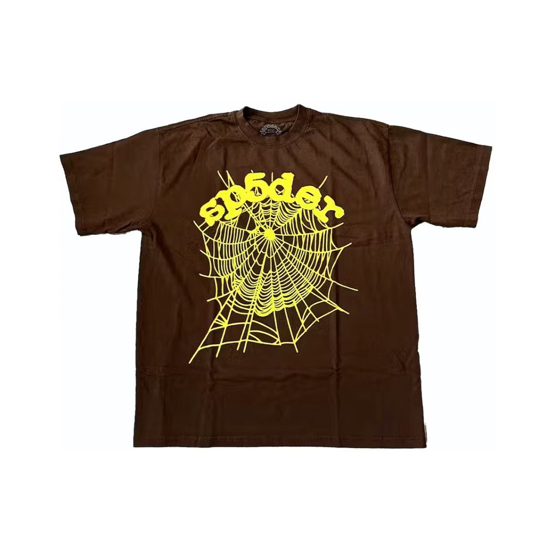Sp5der OG Web Tee Brown by Sp5der - NWAHype 1 for streetwear T-Shirts in USA