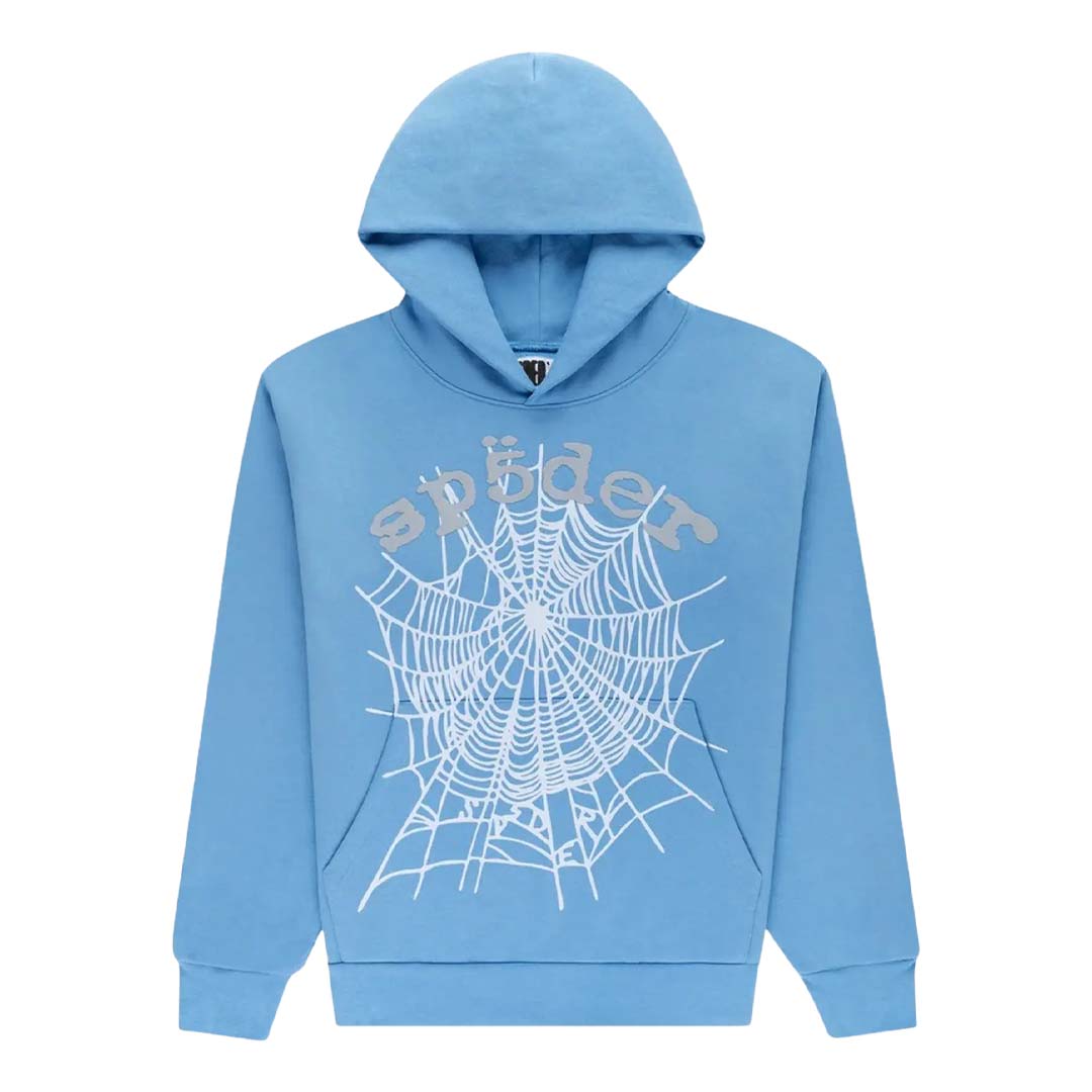 Sp5der OG Web V2 Hoodie 'Dusty Blue' by Sp5der - NWAHype No.1 for streetwear Hoodies in USA