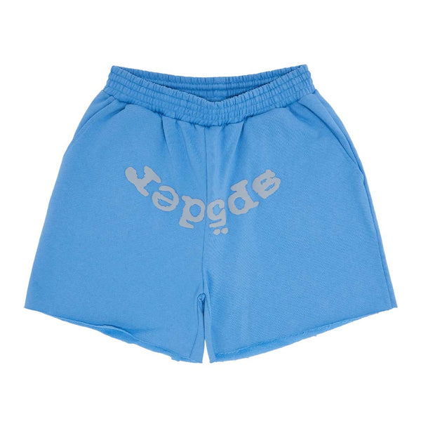 Sp5der OG Web V2 Sweatshort 'Dusty Blue' by Sp5der - NWAHype No.1 for streetwear Shorts in USA