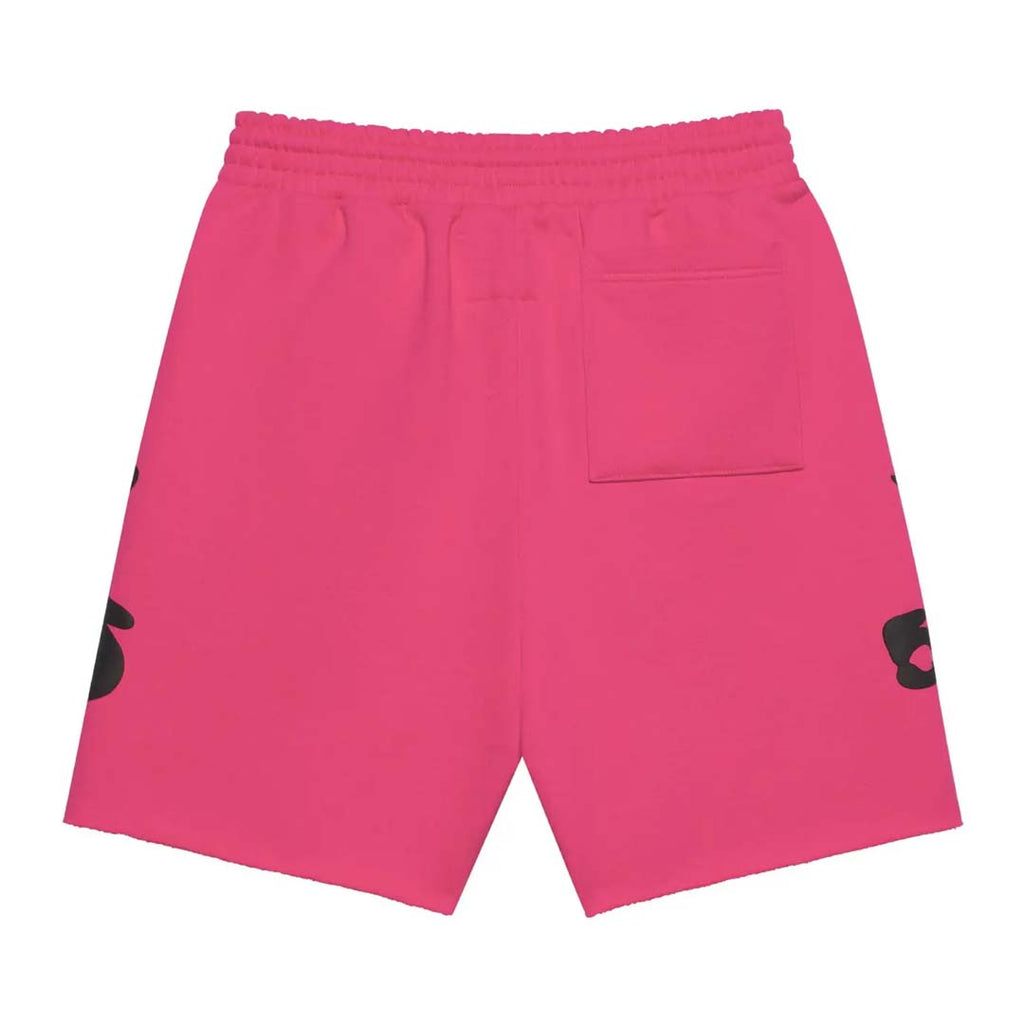 Sp5der Pink Beluga Sweat Shorts by Sp5der - NWAHYPE No.1 for streetwear Shorts in USA