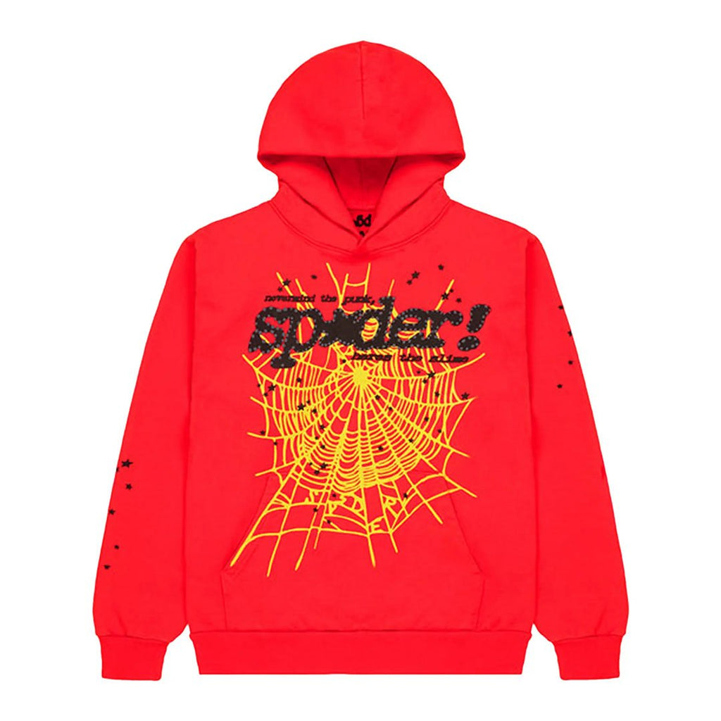 Sp5der P*NK V2 Hoodie 'Red' by Sp5der - NWAHype 1 for streetwear Hoodies in USA