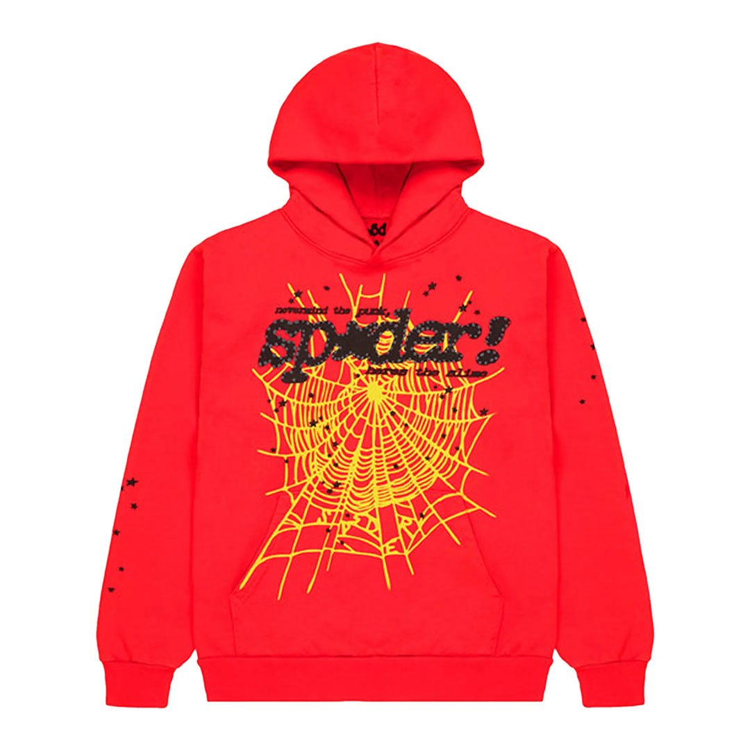 Sp5der P*NK V2 Hoodie 'Red' by Sp5der - NWAHype 1 for streetwear Hoodies in USA