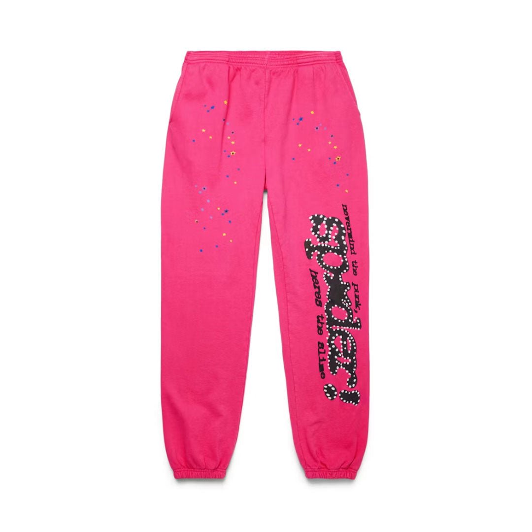 Sp5der P*nk V2 Sweatpants 'Pink' by Sp5der - NWAHype 1 for streetwear Pants in USA