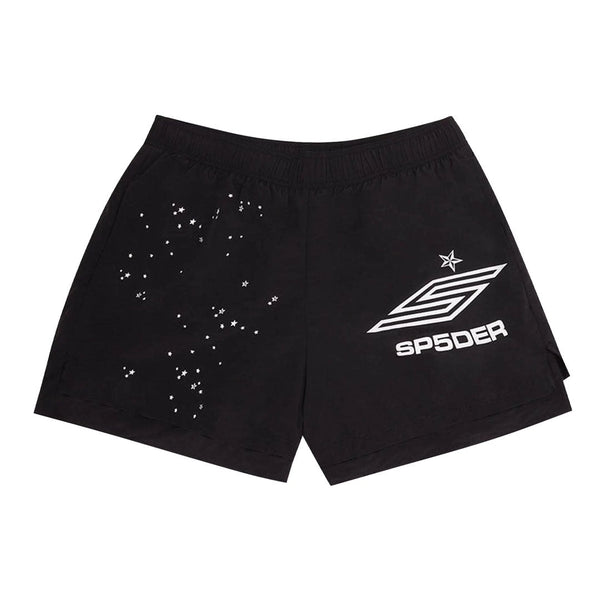 Sp5der Pro Double Layer Shorts 'Black' by Sp5der - NWAHype 1 for streetwear Shorts in USA