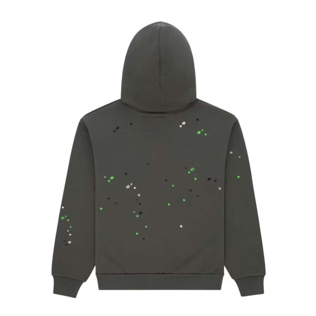 Sp5der Punk V2 Slate Grey Green Hoodie by Sp5der - NWAHype No.1 for streetwear Hoodies in USA